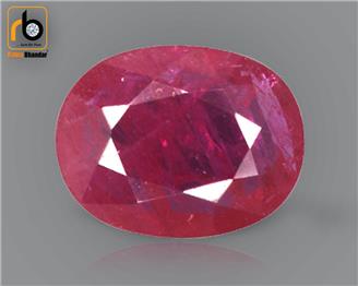 NATURAL RUBY (MANAK) (HEATED & TREATED) (MH) 1.22 CRT ( 29342 )